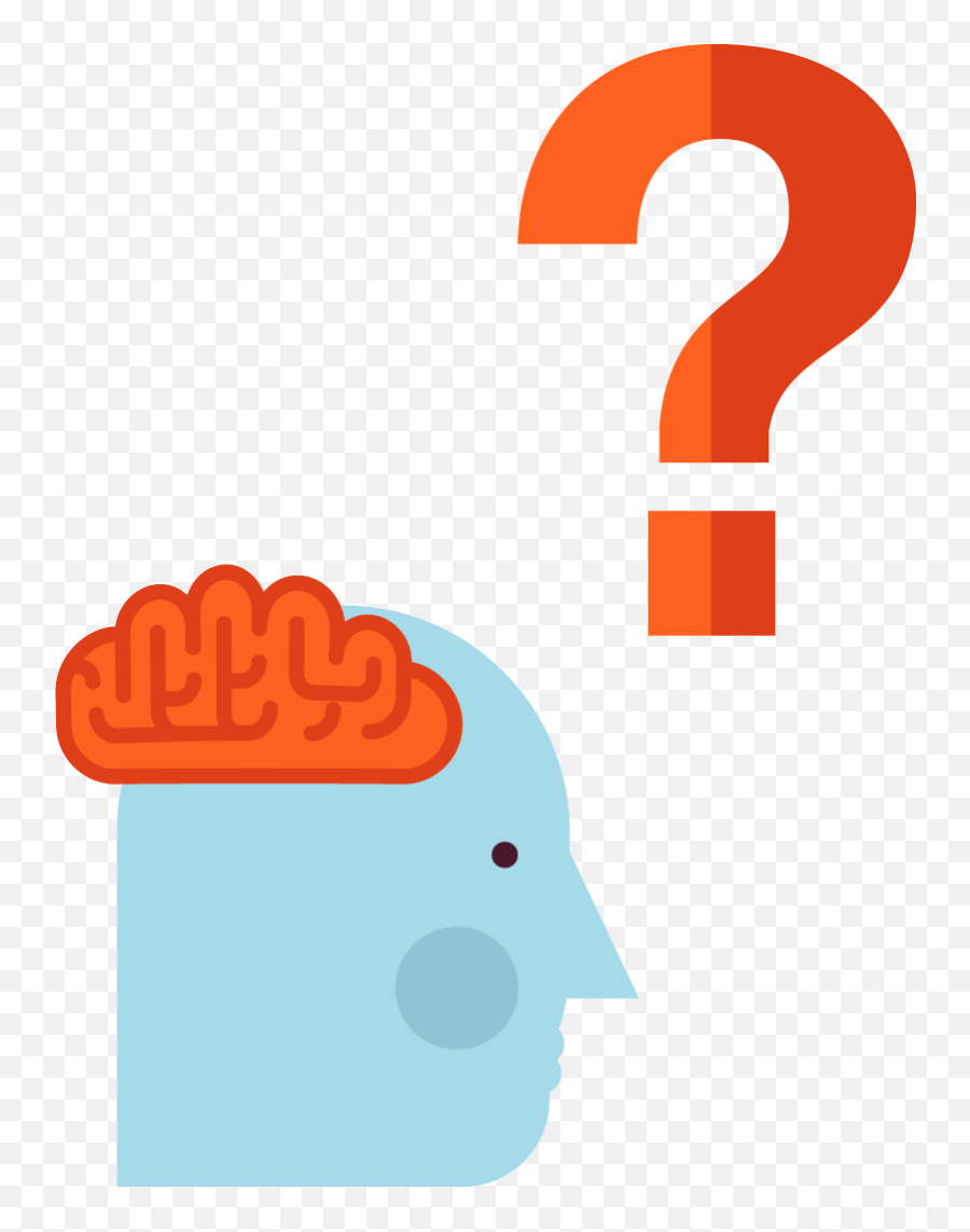 Question Mark Brain Png - Question Mark Png Brain Emoji,Question Mark Emoji
