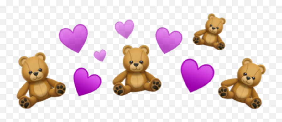 Teddy Oso Bear Peluche Png Ios Iphone - Teddy Bear Emoji Crown,Teddy Bear Emojis