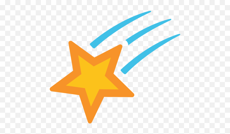 Shooting Star Emoji - Android Shooting Star Emoji,Stars Emoji