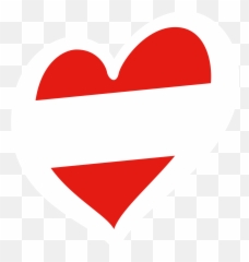Open - Eurovision Heart White Clipart Full Size Clipart London Underground Emoji,Austria Flag Emoji