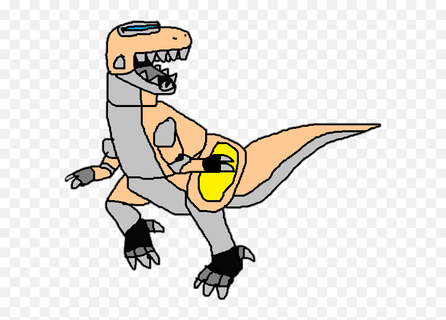 Apricot Tyrannosaurus Rex Zord - Cartoon Clipart Full Size Cartoon Emoji,Apricot Emoji