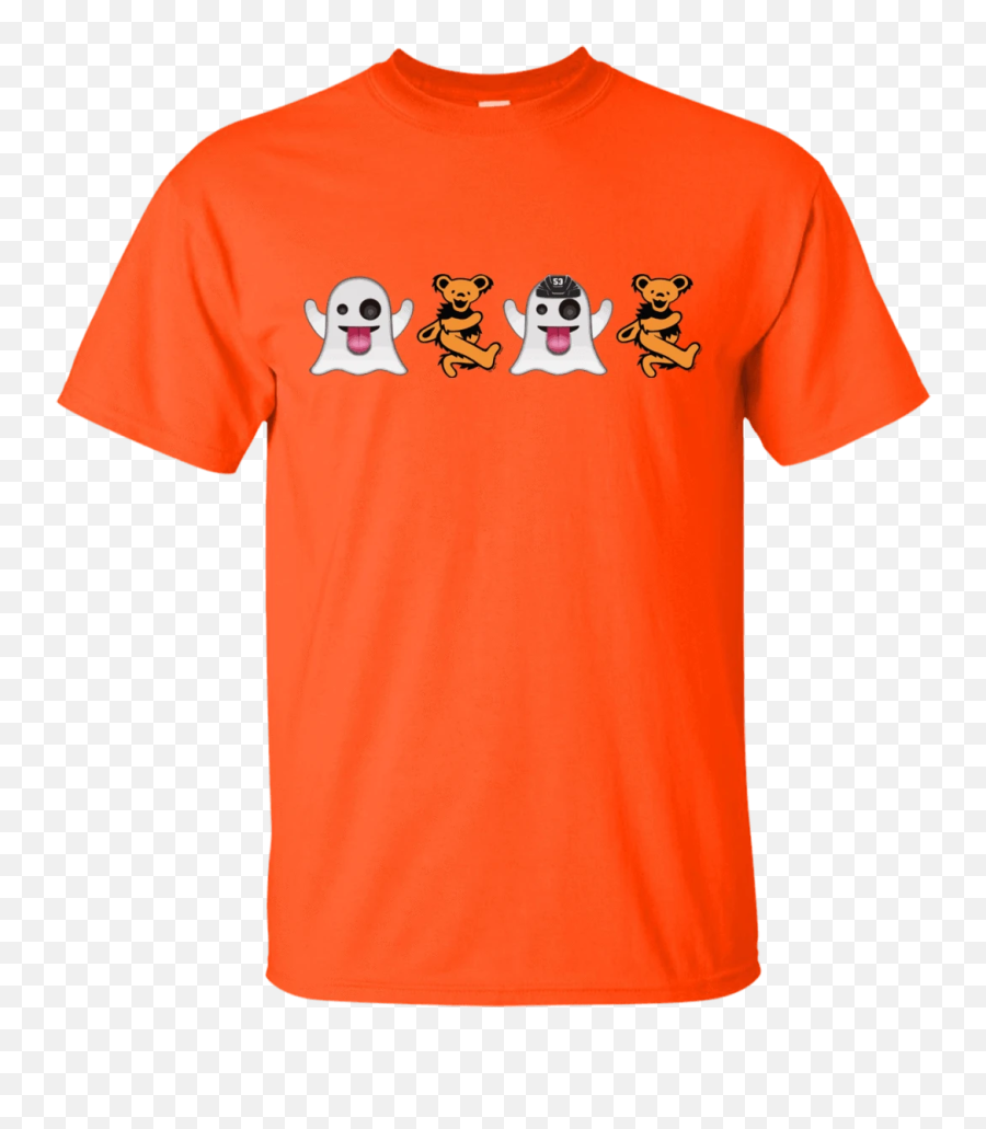 Ghost Bear Ultra Cotton T - Shirt Roy Bus T Shirt Emoji,Space Invaders Emoji