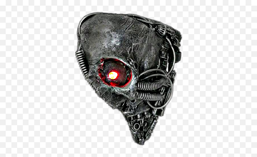 Terminator Droid Mask Face Robot - Picsart Robot Face Png Emoji,Robot Face Emoji