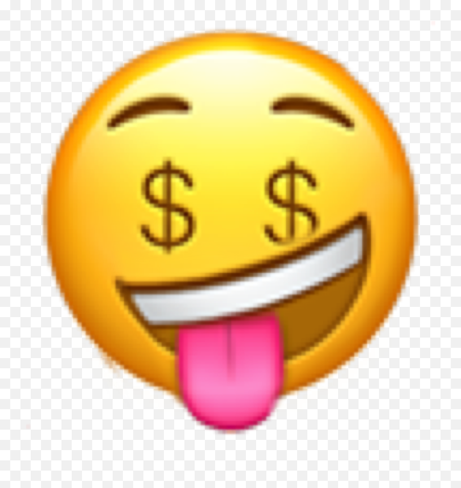 The Newest Dinero Stickers On Picsart - Smiley Emoji,Hunnid Emoji