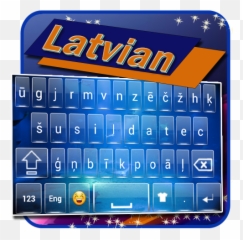 Latvian Keyboard - Number Emoji