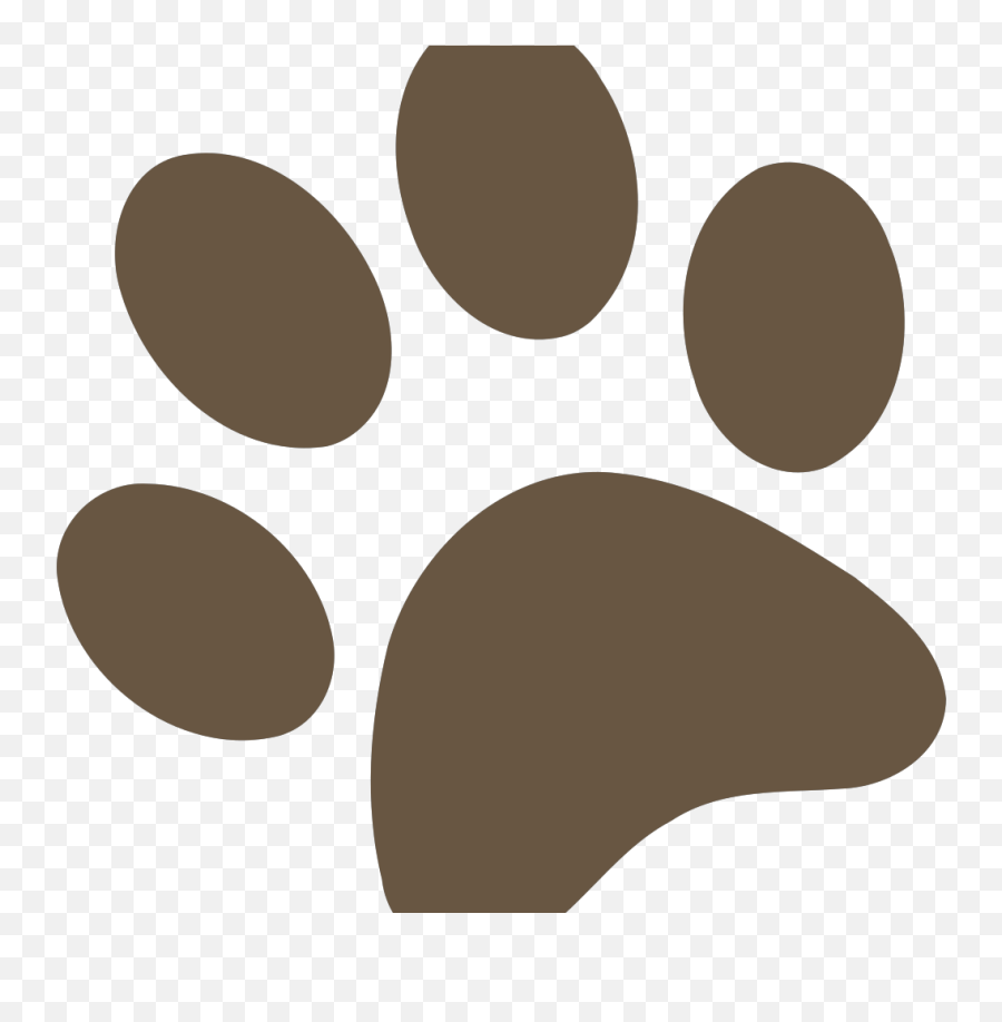 Brown Paw Print Png Svg Clip Art For Web - Download Clip Dot Emoji,Paw Print Emoji