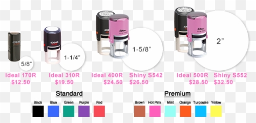 Teacher Stamps Round Rubber Champ - Cylinder Emoji