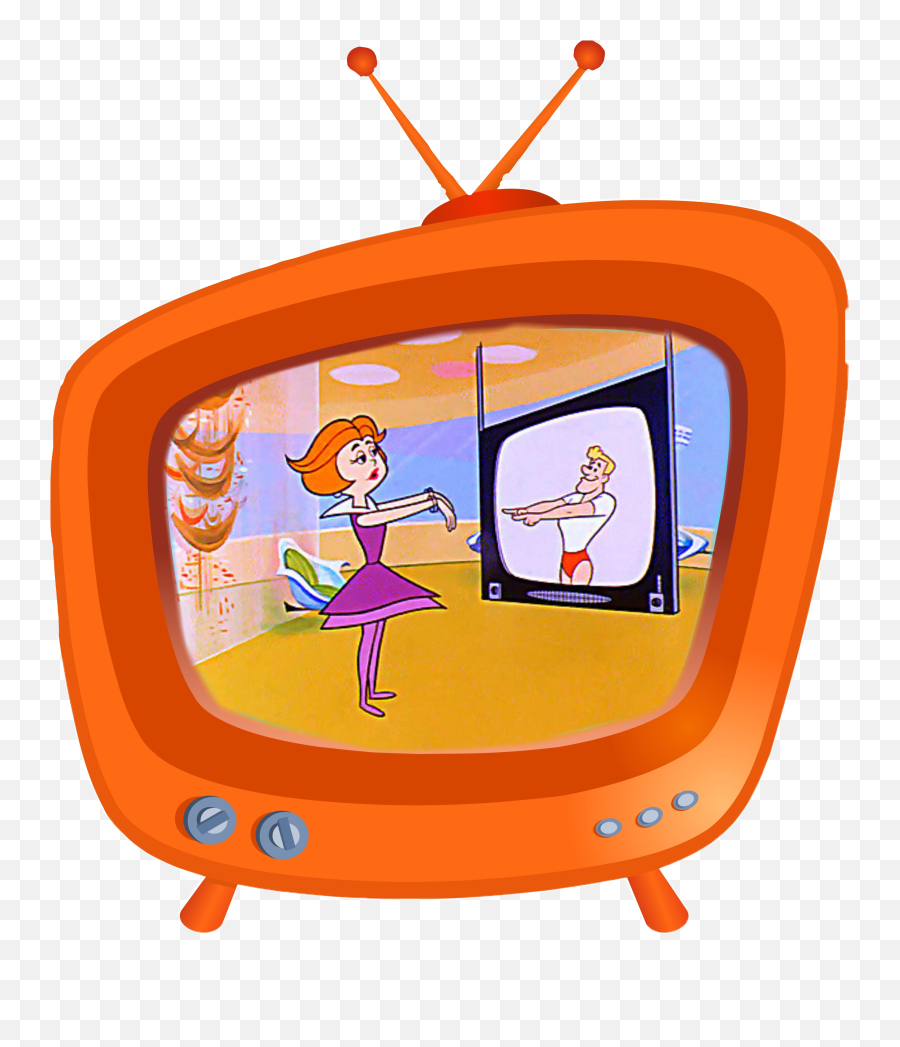 Tv Television Jetsons Freetoedit Emoji,Television Emoji