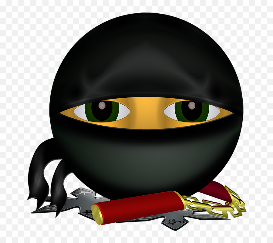 Graphic Ninja Smiley - Emoticon Emoji,Star Eye Emoji