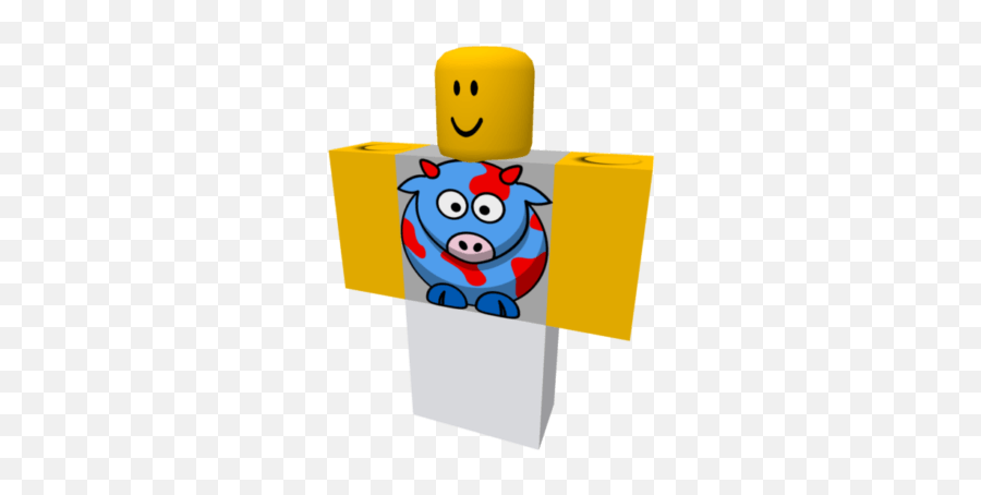 Blue Cow With Red Splotches - You Just Posted Cringe Emoji,Cow Emoticon