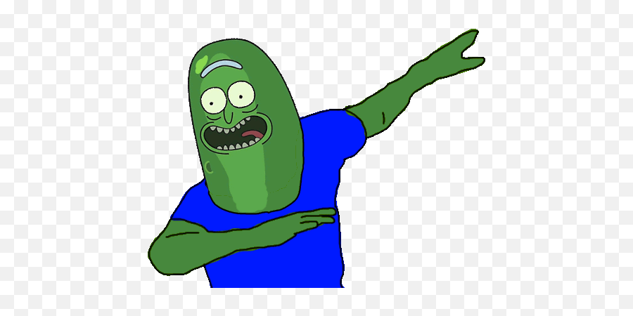 Pickle Rick Dab Emoji,Stank Face Emoji