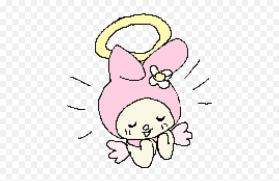 Sanrio Hello Kitty - Cartoon Emoji,Sheepish Grin Emoji
