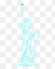 Transpalent Sticker Statue Newyo - Statue Emoji,Emoji Statue Of Liberty