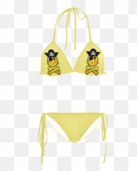 Pirate Emoticon - Golden Retriever Bikini Emoji,Swim Emoji