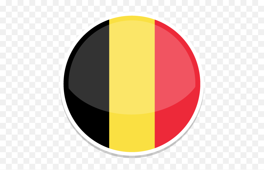 Belgium Icon - Belgium Flag Round Transparent Emoji,Belgian Flag Emoji