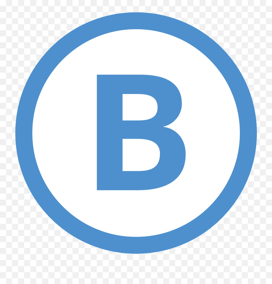 B Sign Symbol Traffic Transportation - 5 Emoji,Brick Wall Emoticon