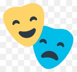 Fxemoji U1f3ad - Emoji Teatro Png