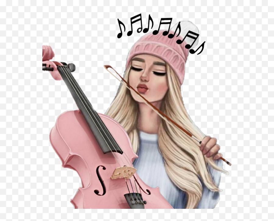 Violin Sticker Challenge - Bff Cute Drawing Girls Emoji,Violin Emoji