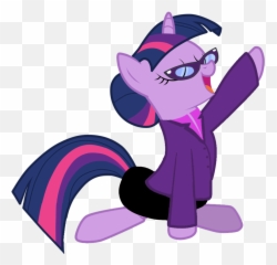 File 142064330581 - Twilight Sparkle Glasses Emoji,Professor Emoji