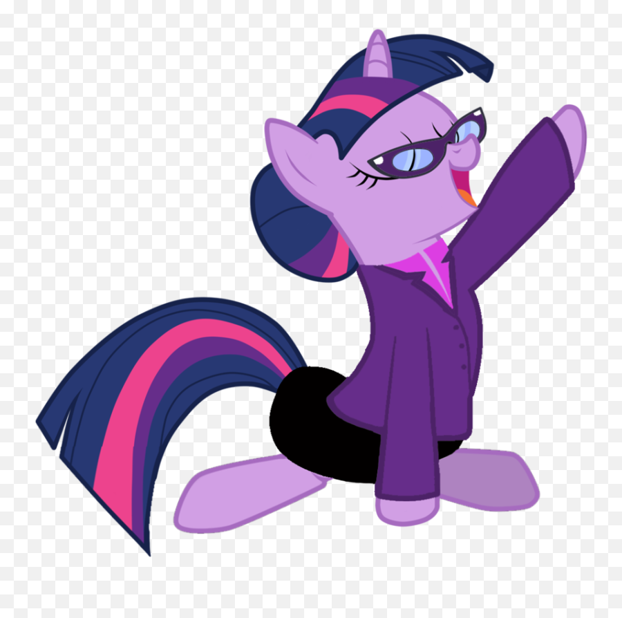 File 142064330581 - Twilight Sparkle Glasses Emoji,Professor Emoji