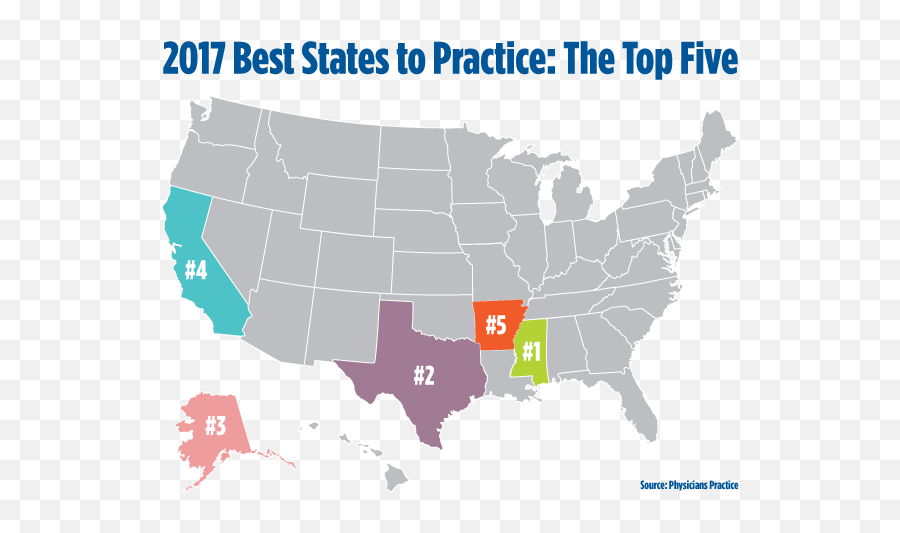 Great Zu0027s The Best States To Practice Medicine - Many Delegates Are In California Emoji,Most Popular Emojis By State