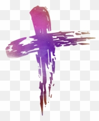 Cross Lent Clipart - Transparent Ash Wednesday Png Emoji