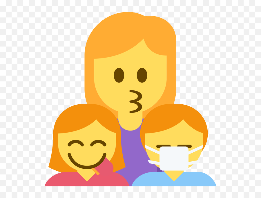 Emoji Face Mashup Bot On Twitter U200du200d Family Woman - Clip Art,What Is The Kissing Emoji