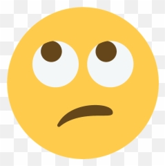 Face With Rolling Eyes Emoji Clipart - Discord