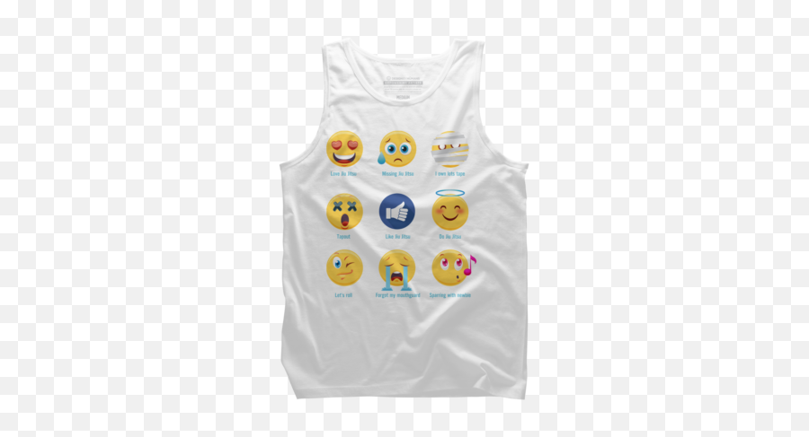 Humans Collective - Calcifer Emoji,Emoji Tank Tops