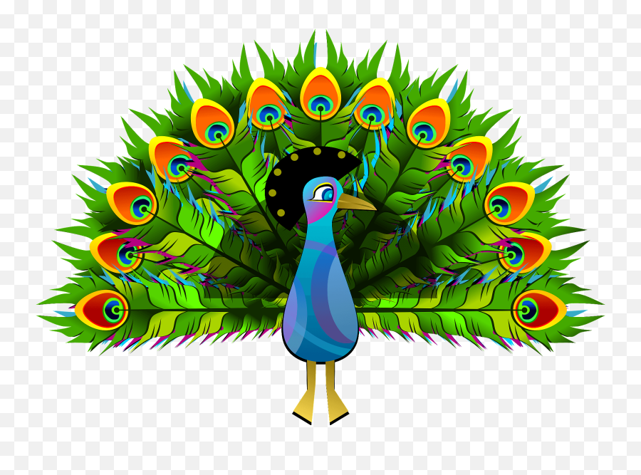 Peacock Clipart - Transparent Background Peacock Clipart Emoji,Peacock Emoji