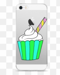 Cute Cupcake Iphone Case - Full Size PNG Download Cake Decorating Supply Emoji