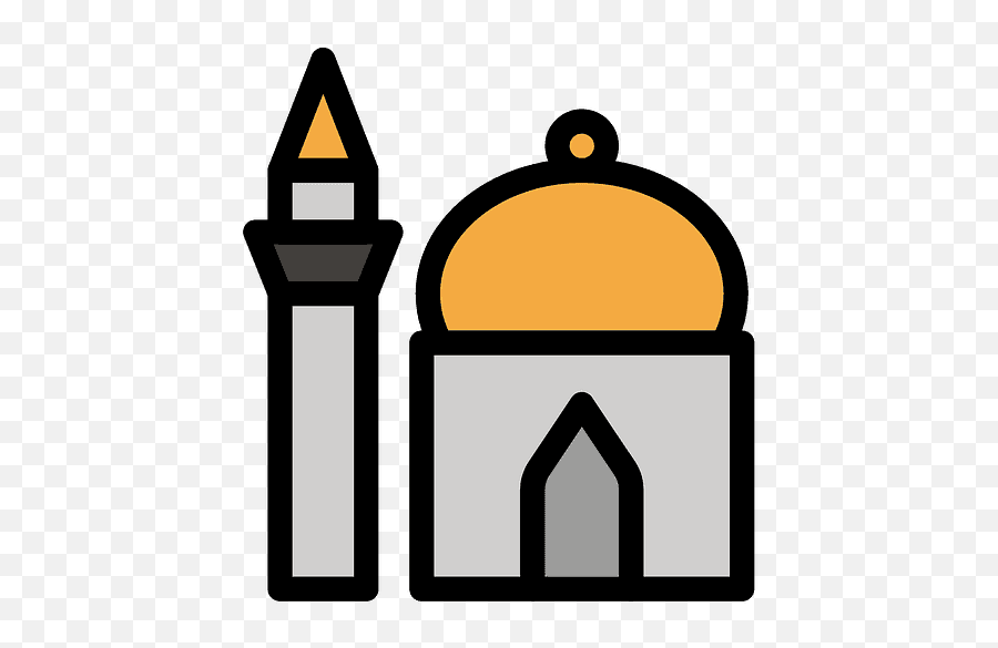Mosque Emoji Clipart - Mosque,Kaaba Emoji