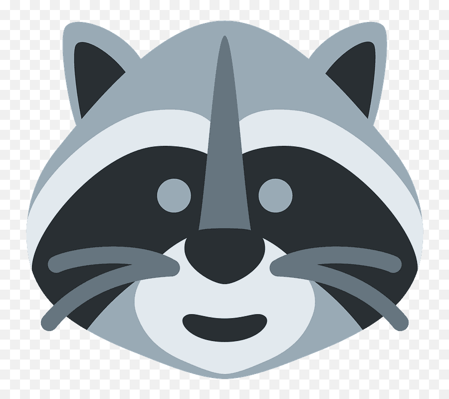 Wasbeer Clipart Gratis Download Creazilla - Discord Raccoon Emoji,Hert Emoji