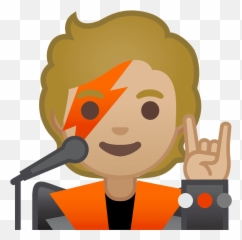 Singer Emoji Clipart - Man