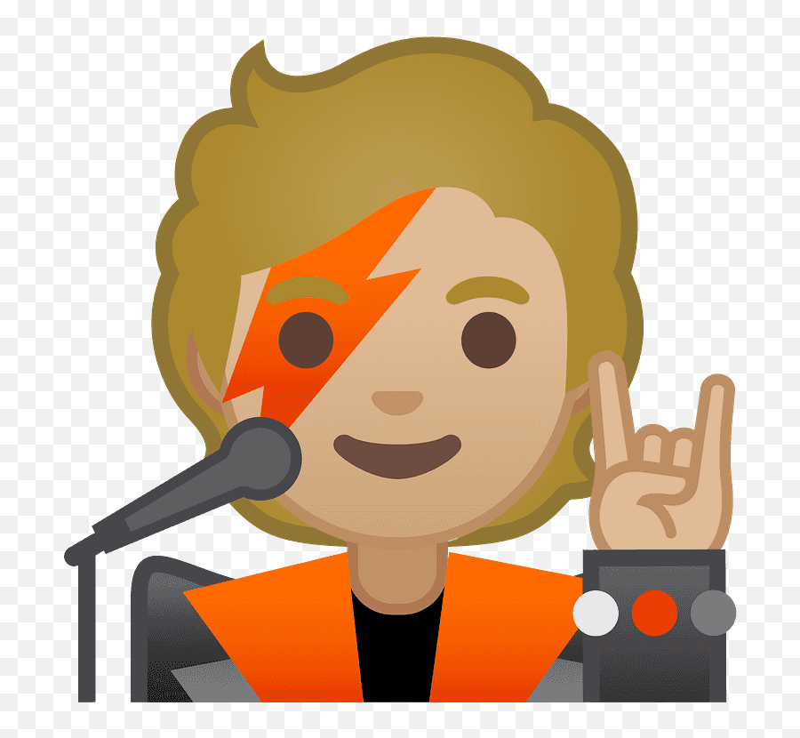 Singer Emoji Clipart - Man Singer Emoji,Singer Emoji