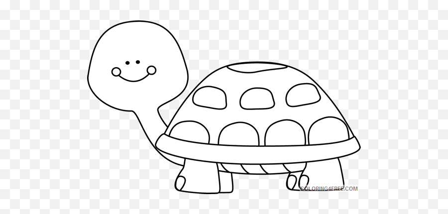 Turtle Coloring Pages Turtle Clip - Black And White Turtle Clip Art Emoji,Turtle Skull Emoji