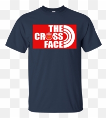Download Hd The Cross Face Angry Emoji - Active Shirt,Emoji Apparel