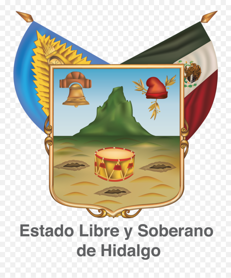 Escudo De Armas Oficial Del Estado De Hidalgo - Logo Hospital General Pachuca Emoji,Mexican Emoji