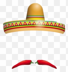 Cincodemayoprop Sombrero Hat Mustache Vivamexico Mexico - Sombrero Emoji,Sombrero Emoji