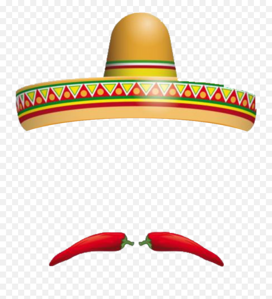 Cincodemayoprop Sombrero Hat Mustache Vivamexico Mexico - Sombrero Emoji,Sombrero Emoji