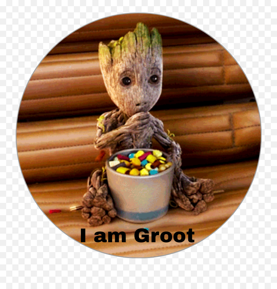 Groot - Baby Groot I Am Groot Emoji,Clock Rocket Clock Emoji