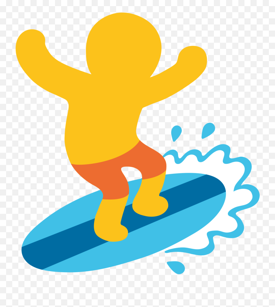Emoji U1f3c4 - Surfing Emoji Transparent,Skateboard Emoji