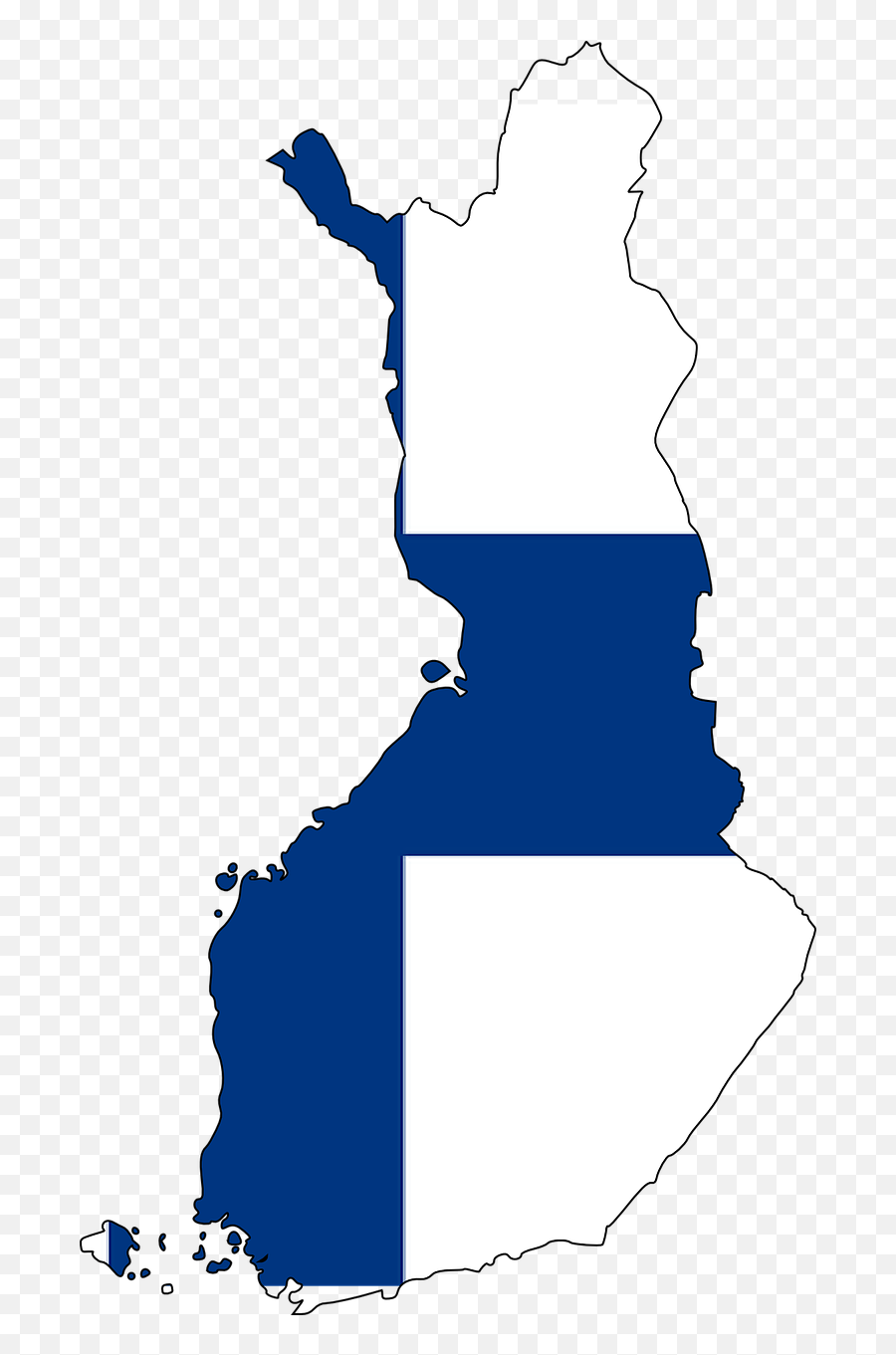 Finland Map Flag Europe Country - Finland Country With Flag Emoji,Finnish Flag Emoji