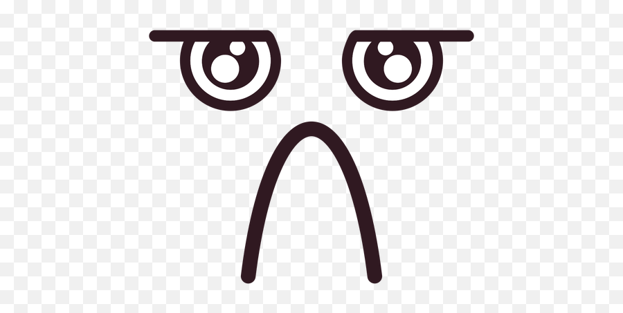 Sad Emoticon Face Flat - Circle Emoji,Sad Face Emoticon Text