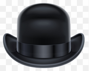 Bowler Hat Top Hat Clip Art - Top Hat Clipart Black Emoji,Top Hat Emoji ...