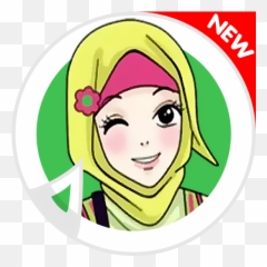 Hijab Girl Wastickerapps Free - Love Emoji Pic Download