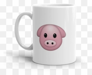 Emoji Pig Mug - Poodle Mug,Pig Emoji