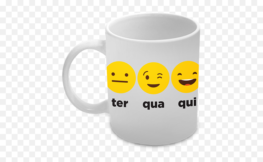 Simas Presentes Criativos - Mug Emoji,Squeeze Emoji