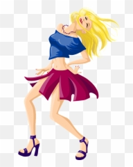 Dancing Girl Attractive - Girl Dancing Animated Png Emoji,Dancing Girls Emoji