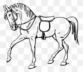 Horse - Outline Pic Of Emoji